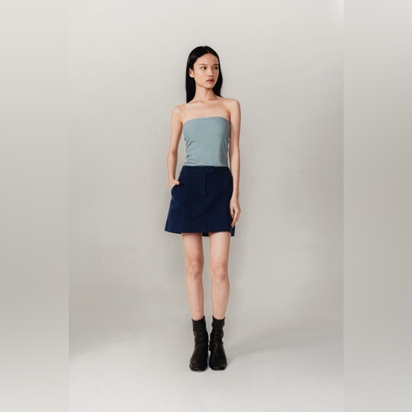 Rotouche Carrie Designer Purple & Grey Reversible Tube Top in Cosmic - Picture 7 of 9